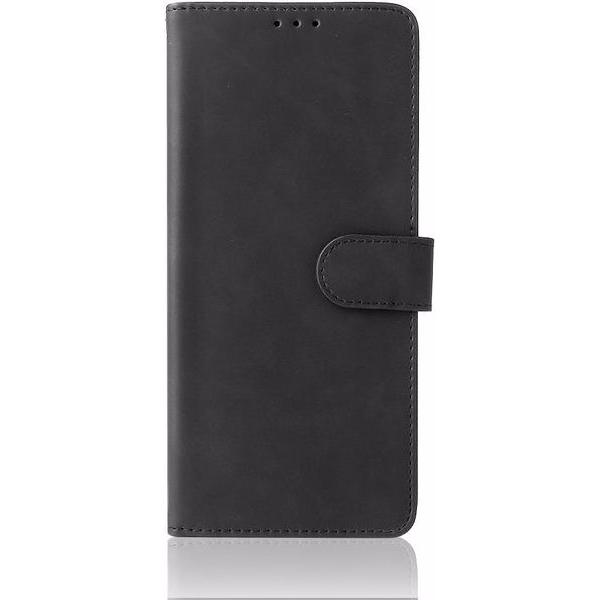 MU Style Vintage II Leder Bookcover Series (Nokia C30), Smartphone Hülle, Schwarz