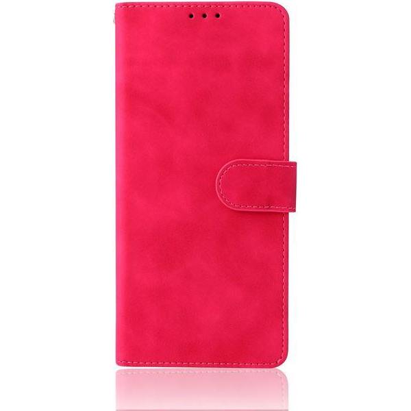 MU Style Vintage II Leder Bookcover Series (Nokia C30), Smartphone Hülle, Rot