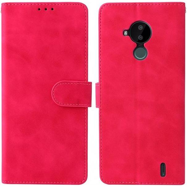 Thumbnail - MU Style Vintage II Leder Bookcover Series (Nokia C30), Smartphone Hülle, Rot