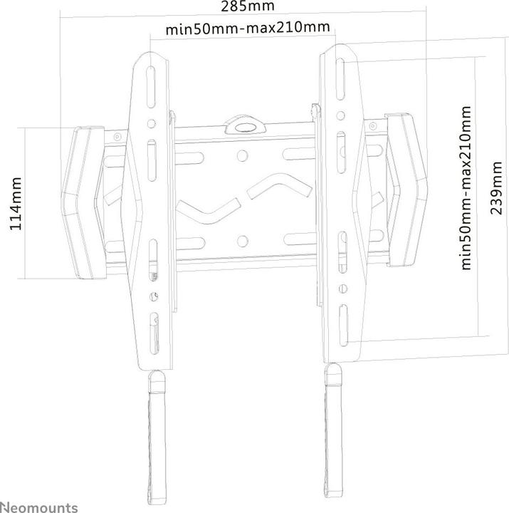 Produktbild Neomounts Led-W120 (Wand, 40")