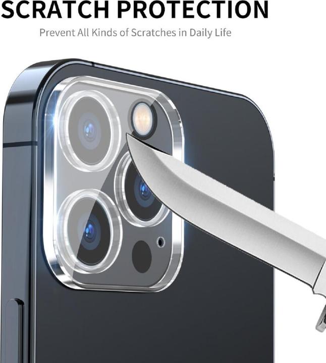 Produktbild Protectorking 3x Kameraglas Schutzglas Panzerglas HD Klar (3 Stück, Apple iPhone 13 Pro)