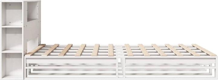 Image du produit vidaXL Bett mit Regal (135 x 190 cm)