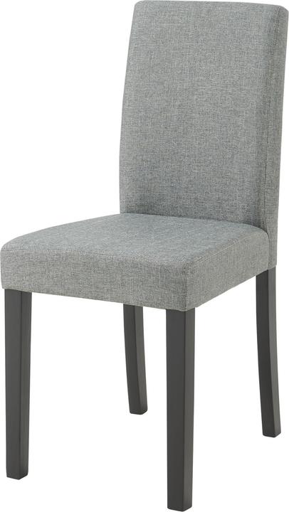 Produktbild En.Casa Esszimmerstuhl Hamburg 2er Set Textil Hellgrau