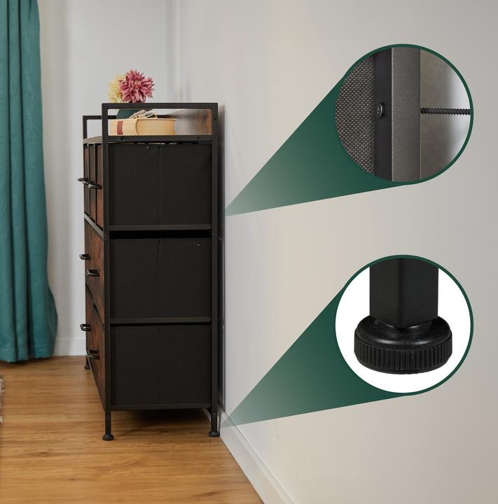 Produktbild Relaxdays Kommode (100 x 30.5 x 85 cm)