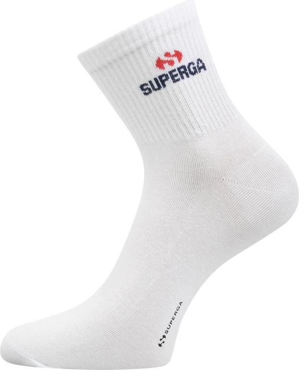 Actual product image Superga Unisex Adult Logo Ankle Socks (Pack Of 3) (pack of 3, L)