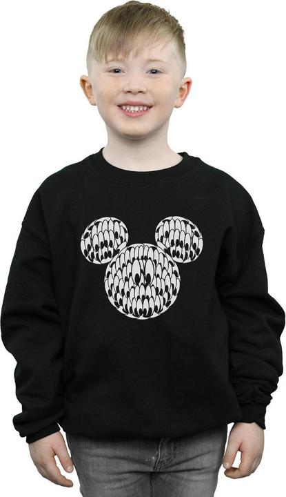 Actual product image Disney Boys Mickey Mouse Head Of Eyes Sweatshirt (152, 158)