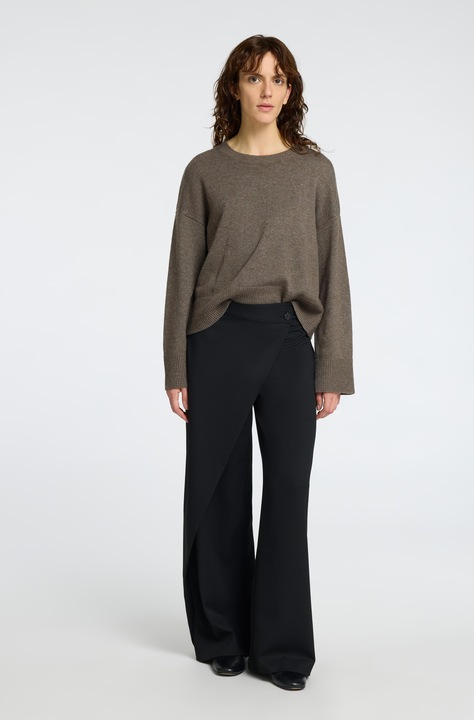 Actual product image Selected Femme Slflara Ls Knit O-Neck Bf (M)
