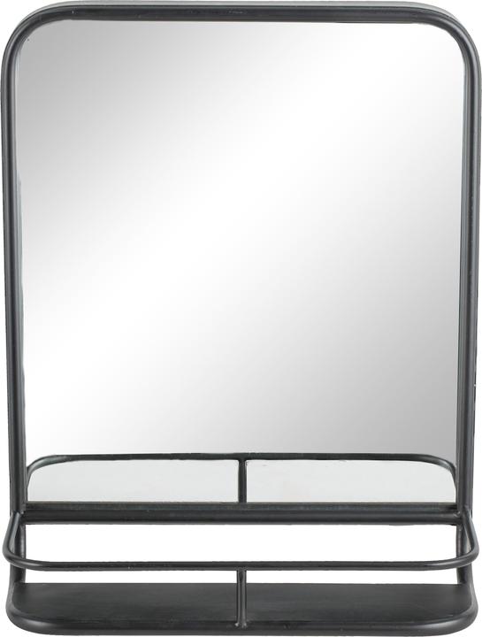 Lene Bjerre Specchio Hildia 40 x 17 x 50 cm, Nero (18 x 41 x 51 cm)