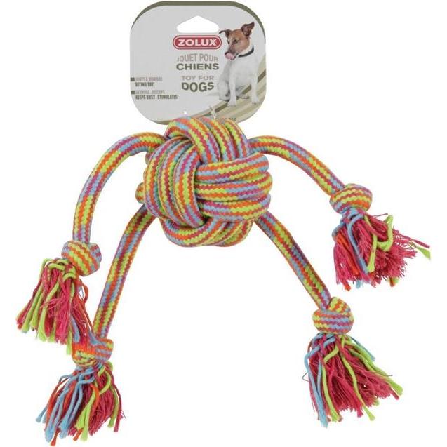 Zolux Rope toy octopus 43 cm color (Beschäftigungsspielzeug), Hundespielzeug