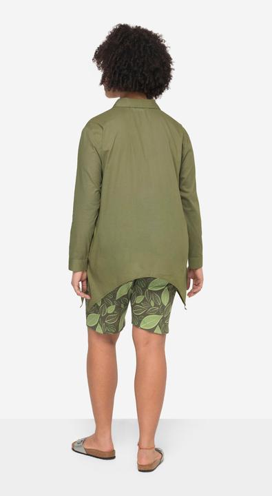 Immagine prodotto Janet & Joyce Hemdbluse, Voile, Seiten-Druck, Langarm, Zipfelsaum (58)