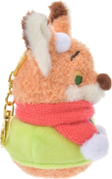 Actual product image Disney Nick Wilde snowflake keyring pendant