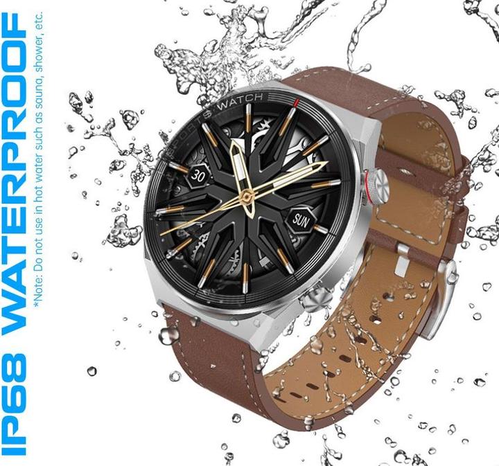 Productafbeelding RNCE99-2 Zwart-Zwart + Zwart Siliconen Bandje (47 mm)