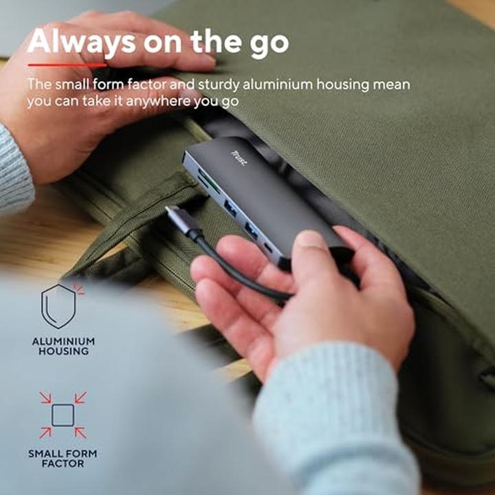 Produktbild Trust Dockingstation Dalyx 7-in-1 USB-C (USB-C, 1 Port)