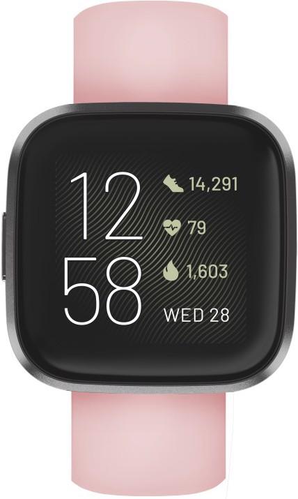 Hama 00086233 Smartwatch-Zubehör Band Rose Silikon (Silikon, Versa 2, Versa, Versa Lite)