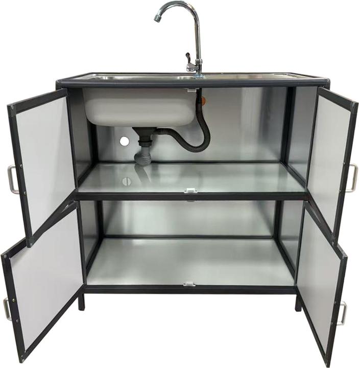 Actual product image HTI-Living Outdoorspüle L Gerti Grau (43 cm, 83 cm)