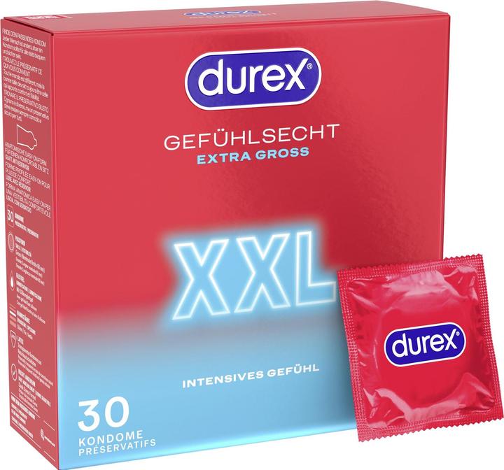 Produktbild Durex Gefühlsecht XXL (30 Stk.)