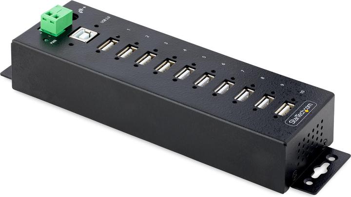 Produktbild StarTech INDUSTRIAL USB 2.0 HUB (USB-B, 10 Ports)