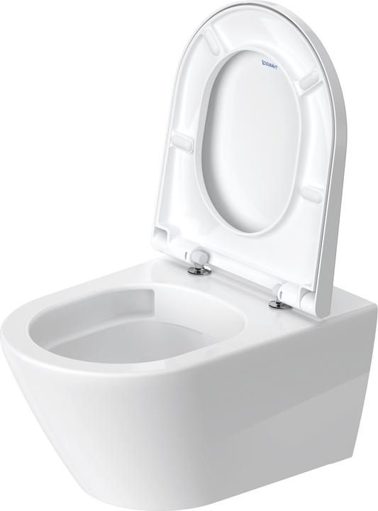Produktbild Duravit Wand-WC-Set D-NEO tief rim. mit WC-Sitz inkl. Durafix weiss