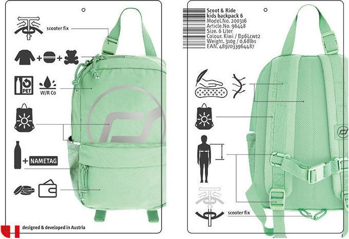 Actual product image Scoot and Ride Scoot&Ride Backpack (6 litres) (6 l)