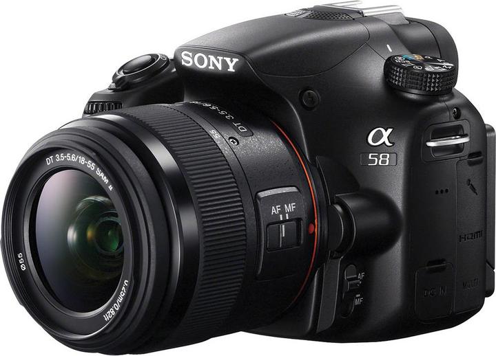 Actual product image Sony Alpha SLT-A58Y Double Zoom Kit (APS-C / DX)