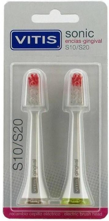 Produktbild Vitis sonic Ersatzbürstenkopf gingival (2 x)