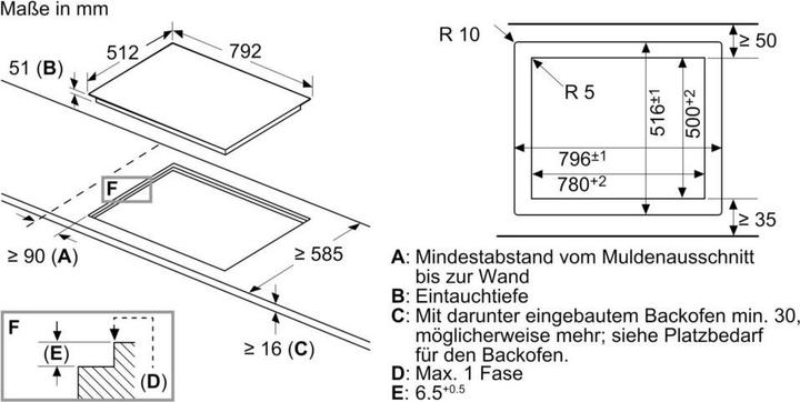 Produktbild Siemens ET801FCP1D (79.20 cm, Glaskeramik Kochfeld)