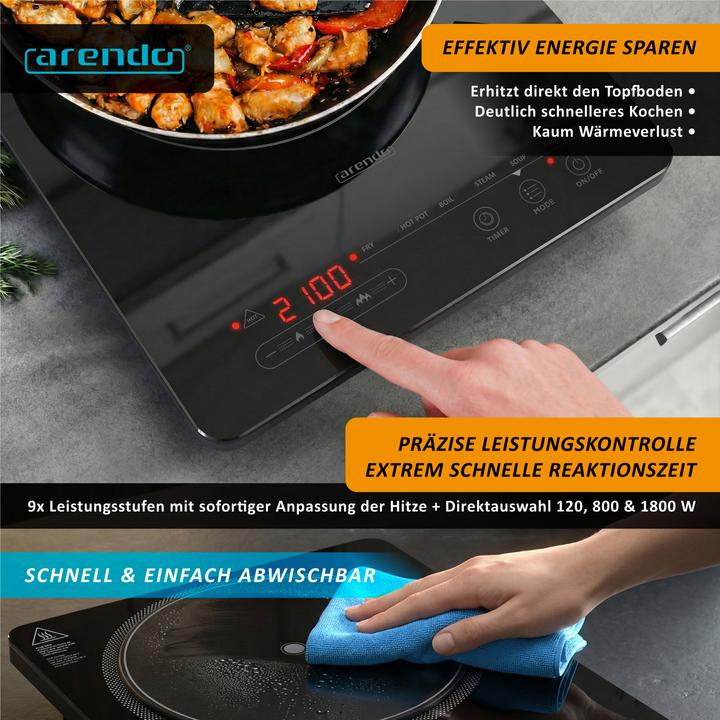 Produktbild Arendo Einzelkochplatte