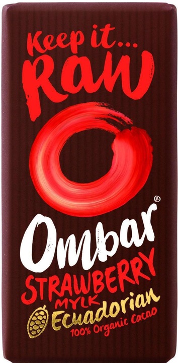 Produktbild Ombar Tafelschokolade Bio Erdbeere und Kokosnusscreme 35 g (35 g)