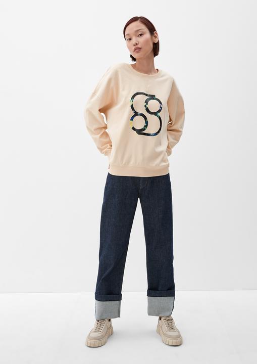 Produktbild s.Oliver Sweatshirt Sweatshirt mit Frontprint (32)
