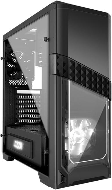 Actual product image Azza CSAZ-240X Computer Case Midi Tower (ATX, mATX)