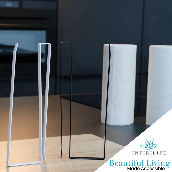 Actual product image Intirilife 2x paper roll holder in white