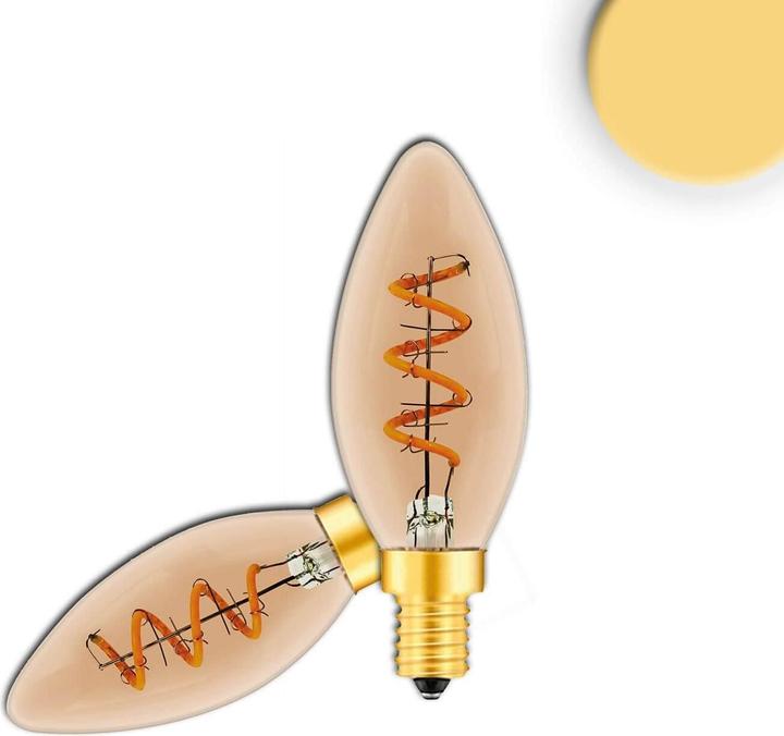 Isoled E14 Vintage Line LED Candlebulb, Amber, 4W 2200K (E14)