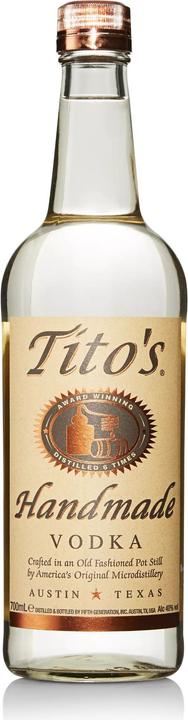 Produktbild Tito's Handmade Vodka Handmade Vodka (1 x 70 cl)