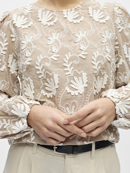 Image du produit Object Gemusterte Bluse (36)