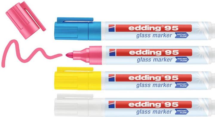 Image du produit Edding Marqueurs pour tableaux en verre 95 (4 x)