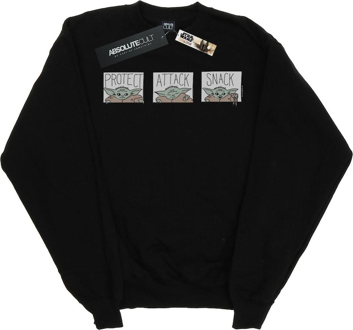 Actual product image Star Wars Mens The Mandalorian The Child Tiles Sweatshirt (5XL)