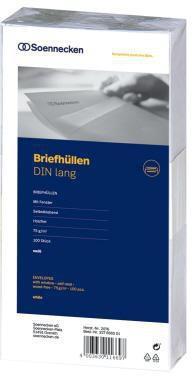 Soennecken Envelope Format of envelope: DIN long Dimensions: 220 x 110 mm (W x H) (220 x 110 mm, 100 x)