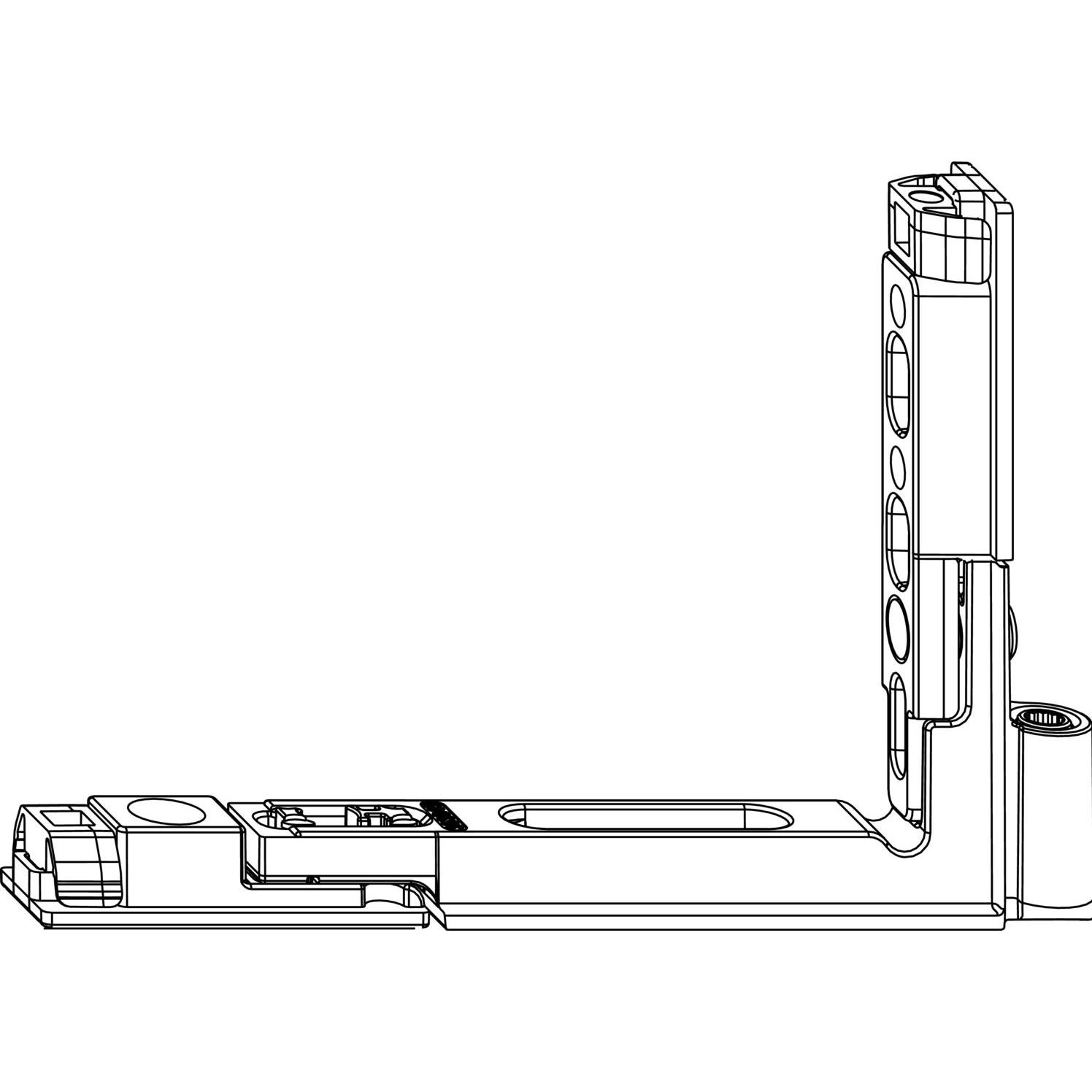 Thumbnail - Maco, Türbeschlag + Scharnier, Falzecklagerband POWER Versatz 9 mm 150 kg silber rechts (215806)