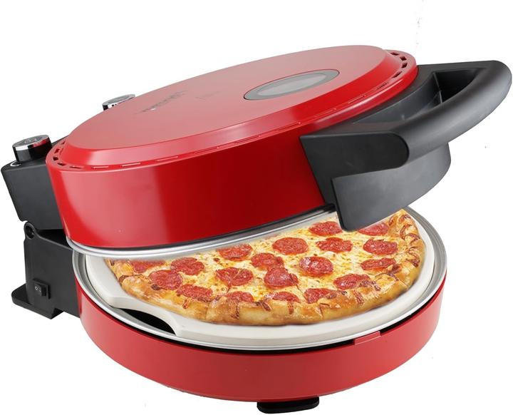 Actual product image Bestron Pizza maker, red