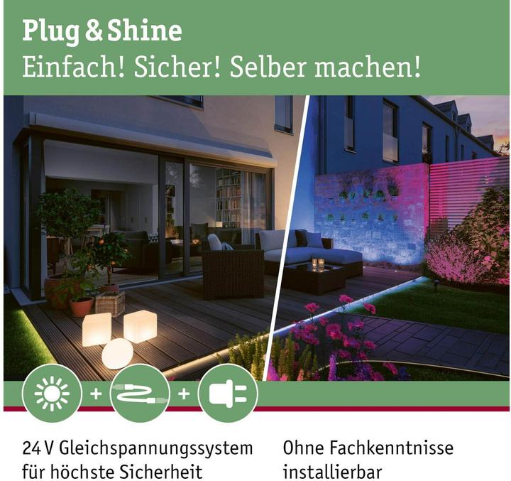 Productafbeelding Paulmann Outdoor Plug & Shine Lichterkette Yuna (12.40 m)