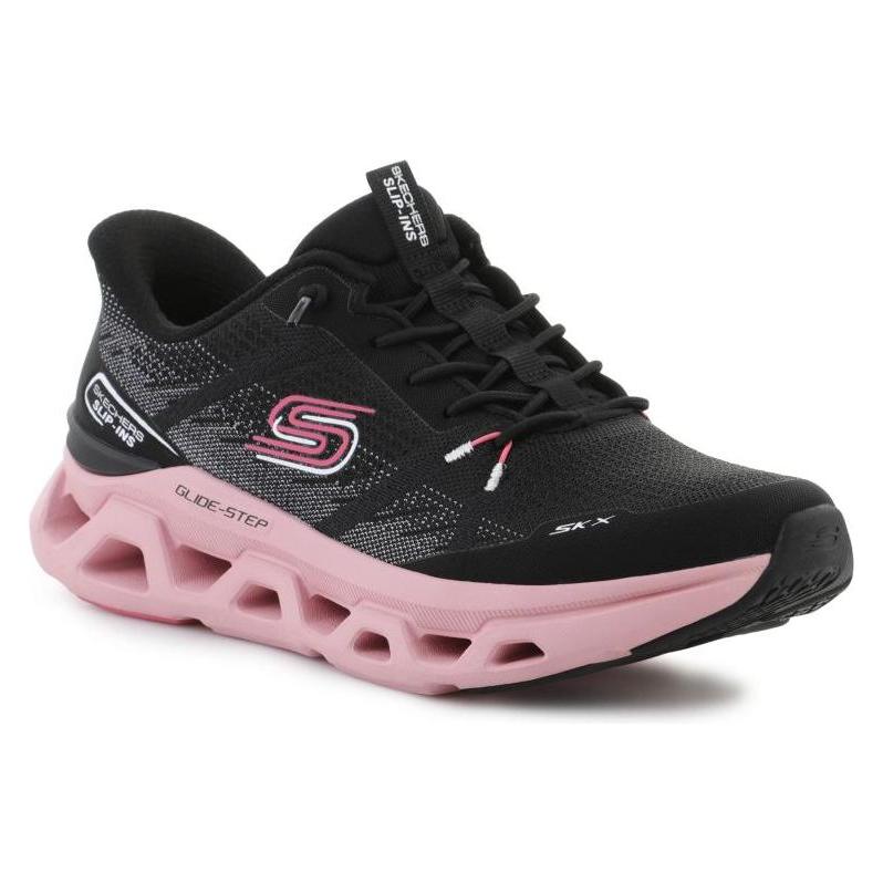 Skechers, Mannen, Sneakers, Slip-ins Glide Step Altus Fast Lane, Zwart, Roze, (38.5)