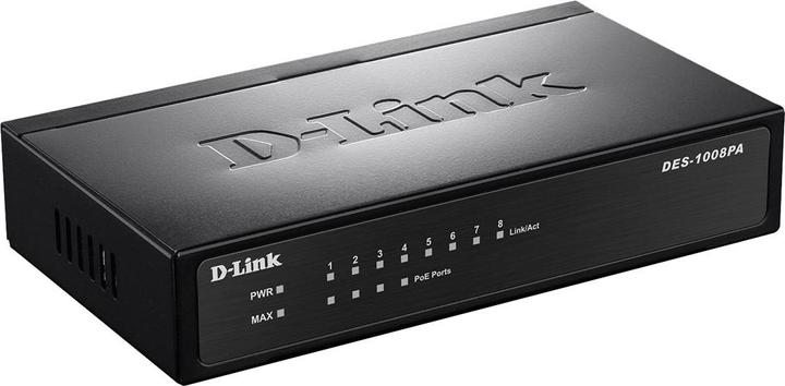 Actual product image D-Link 8-PORT LAYER2 POE (8 Ports)