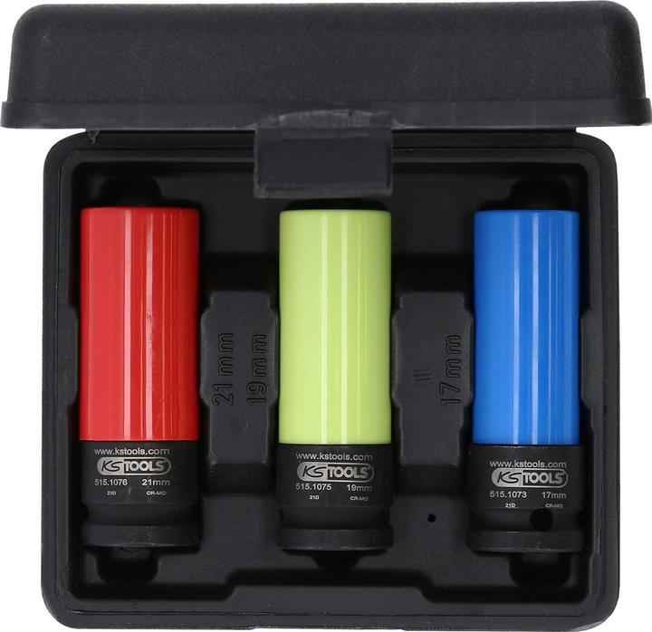 Produktbild KS Tools Stecknuss Satz (17 mm, 18 mm, 19 mm, 20 mm, 21 mm)