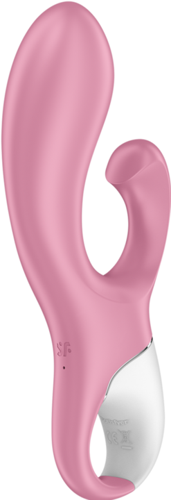 Actual product image Satisfyer Air Pump Bunny 2 - Light Red
