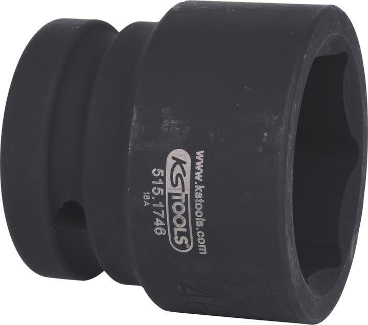 Produktbild KS Tools 1" Kraft-Stecknuss kurz (46 mm)