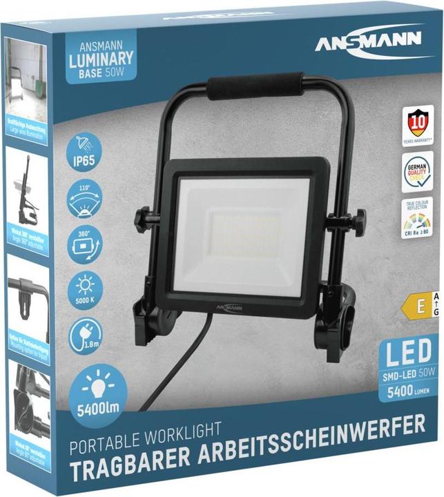 Actual product image Ansmann Work spotlight FL50W-AC wired 50W (5400 lm)