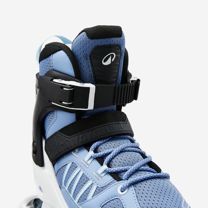 Immagine prodotto Oxelo Pattini fitness in linea Fit 5 Jr per bambini - Blu/Bianco (32, 35)