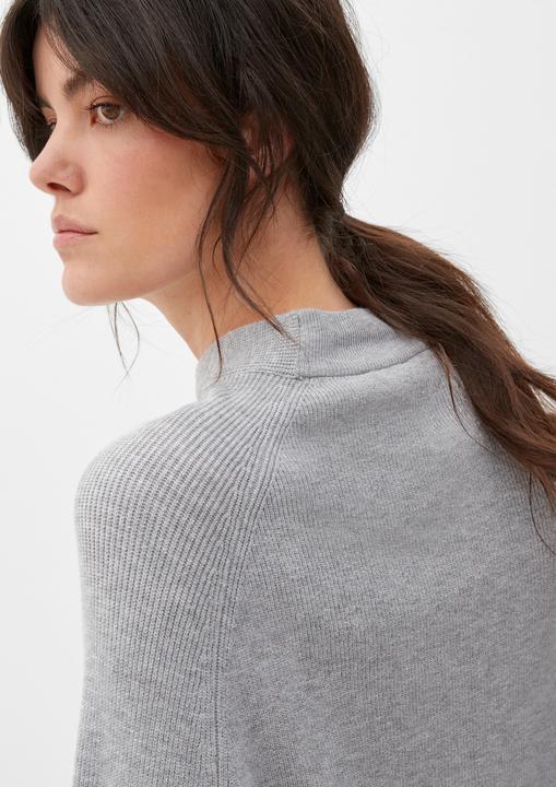 Produktbild s.Oliver Strickpullover Strickpullover mit Fledermausärmeln (42)