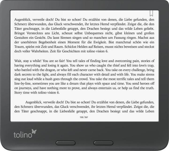 Produktbild tolino vision 6 DE (7", 16 GB)