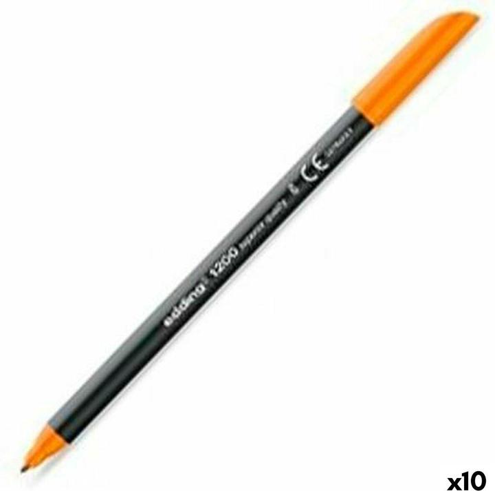 Actual product image Edding 1200 Orange felt-tip pens (10 pens) (10x)